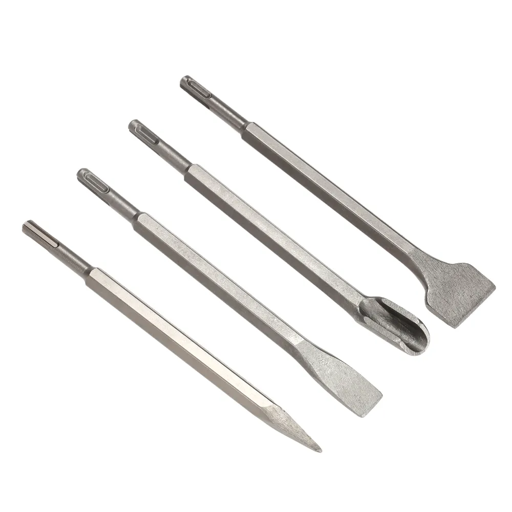 Freeshiping SDS Plus Chisel Set Point Groove Gouge Flat Chisels Breaker ...