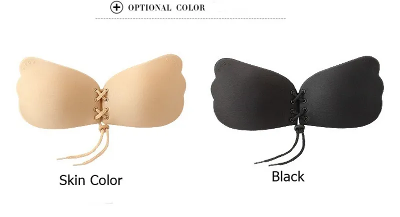 Silicone Adhesive Bra Strapless, Backless, Push Up Invisible Bra In Solid  Colors For Women From Misssecret, $2.45