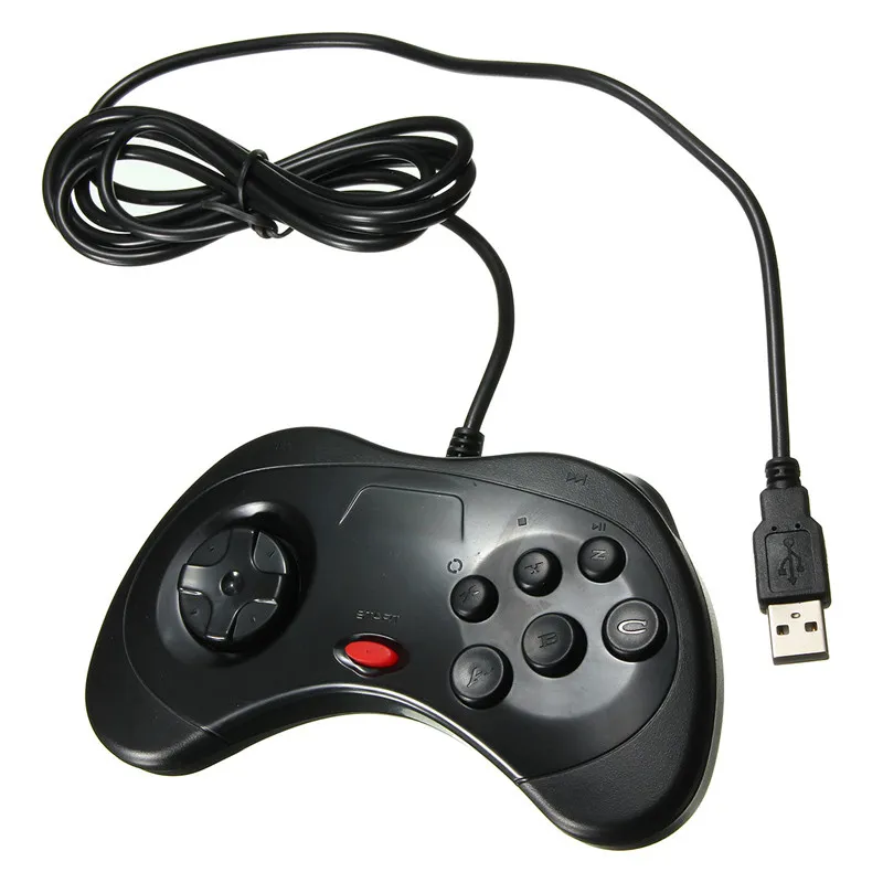 Contrôleur de jeu classique USB rétro GamePad Joypad pour PC pour SEGA Saturn System Style DHL FedEx EMS Libre