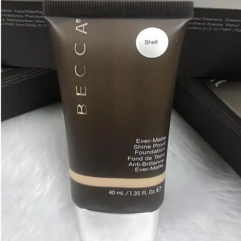 En stock!!! Dropshipping Maquillage Becca Foundation Ever Matte Shine Proof Sand and Shell BB Cream