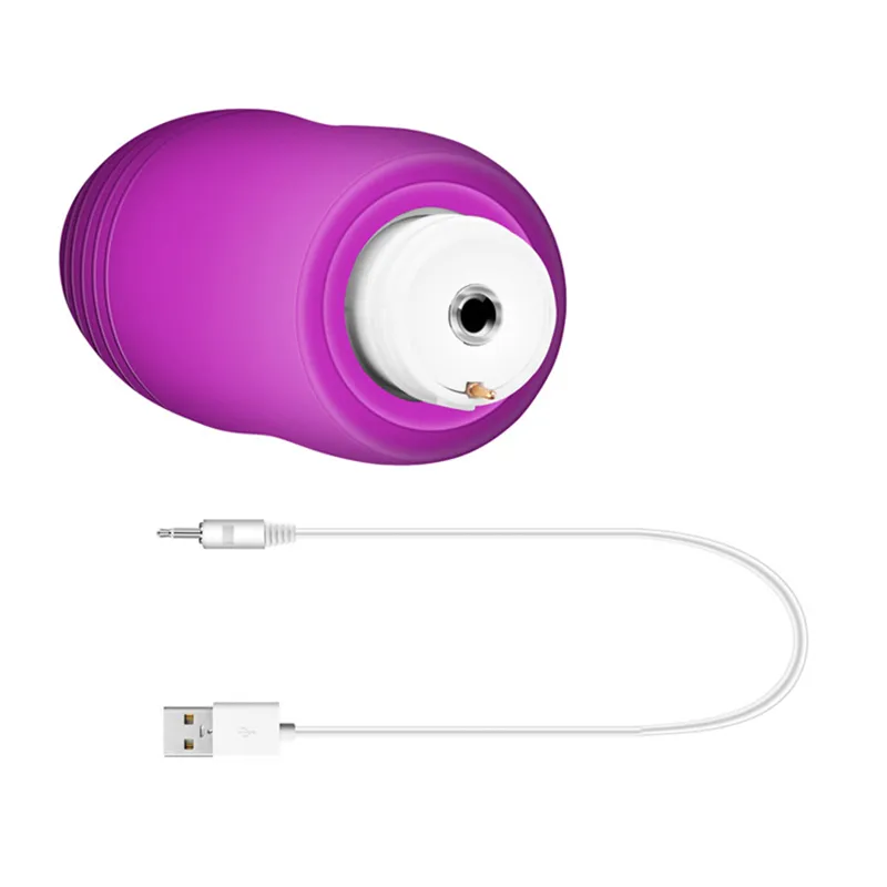 Télécommande sans fil Contrôle USB Silicone rechargeable vibrer le saut d'oeuf d'oeuf imperméable Stimulation clitorale sexy pour femmes8761415