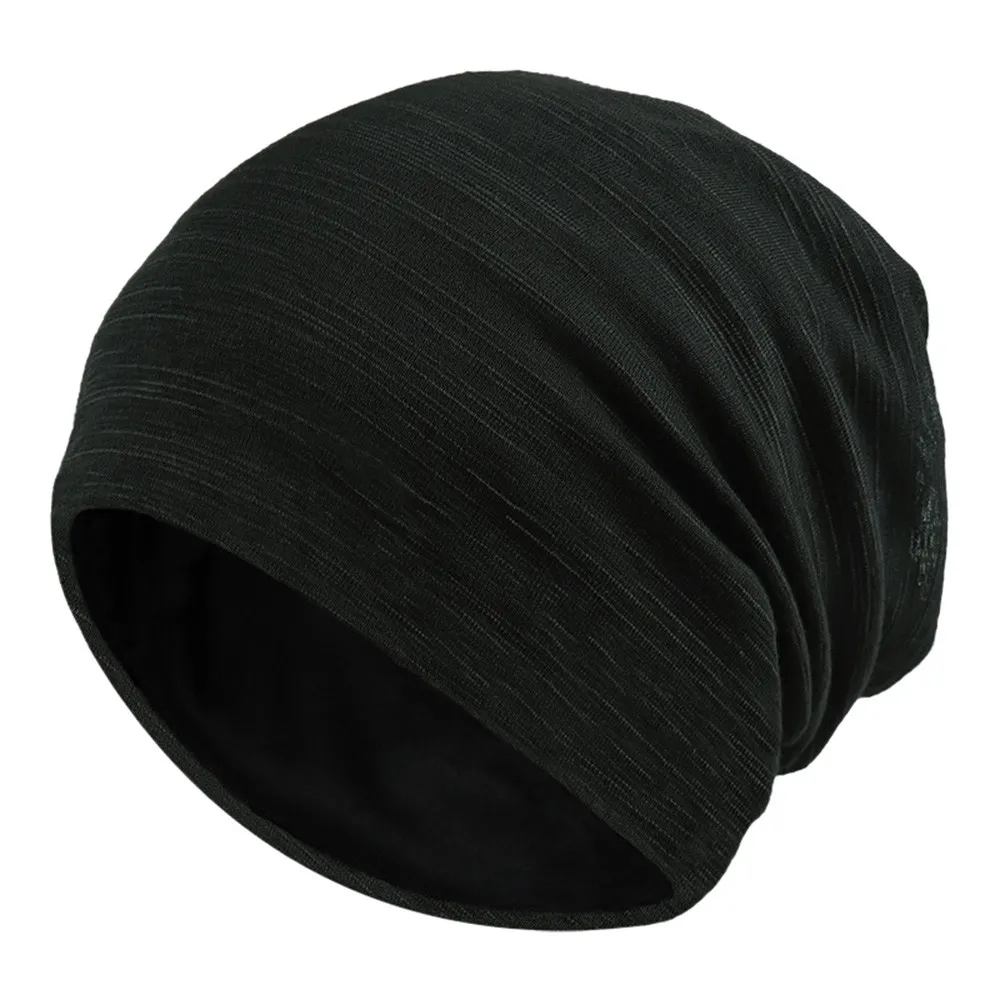 Vinterhatt stickade ullmössfjäder män kvinnor stickade cap avslappnade mössor för unisex ren färg hip-hop slouchskallies ben cap243f