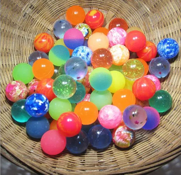 NO.27 25mm Bolas Saltitantes de Borracha Sólidas Flutuantes Divertidas Pesca Marítima para crianças Brinquedos de Diversões Toys7234643