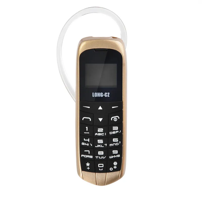 LONG-CZ J8 Magic Voice Bluetooth Dialer الهاتف المحمول راديو FM ميني الهاتف الخليوي بلوتوث 3.0 سماعة طويلة الاستعداد الهاتف المحمول