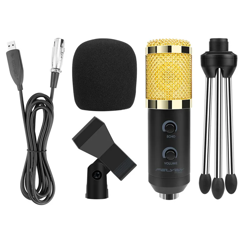 MKROFON BM 800 Yükseltilmiş BM 900 USB Bilgisayar Kondenser Mikrofon Karaoke Mikrofonlar için Profesyonel Mikrofon