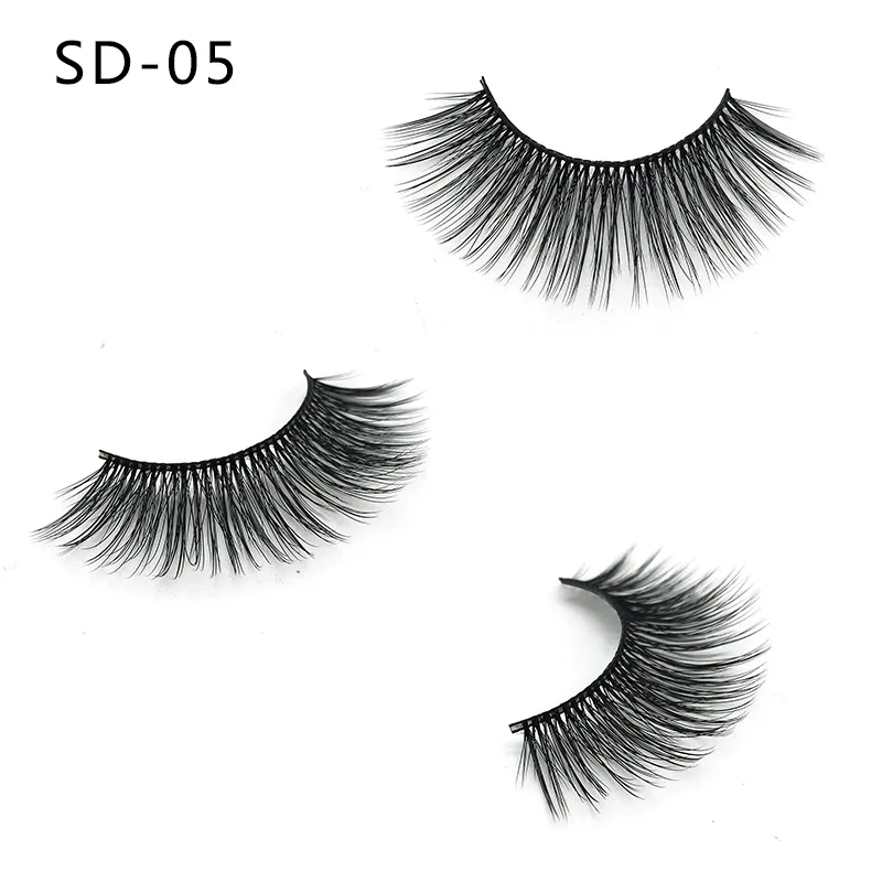 3d mink false eyelash lång individuell mjuk naturlig look mink ögonfransar förlängning skönhet verktyg 20 stilar