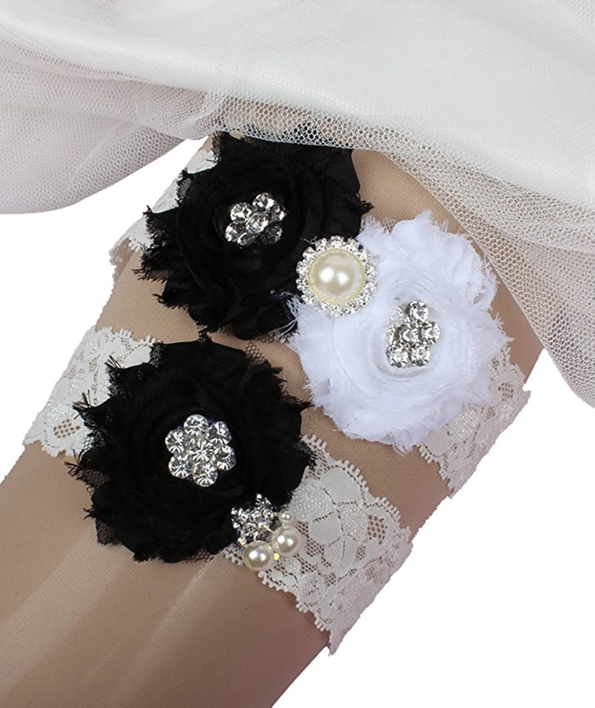  Liga nupcial para novia liga de boda para novias accesorios de  fiesta, Negro - : Ropa, Zapatos y Joyería