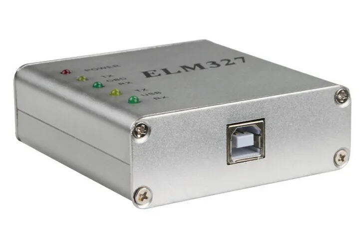 Elm327 USB Aluminium RS232 COM Metal OBD2 ELM 327 CAN-BUS-skanner OBD2 Kod v1.4 Real Version Elm327 USB PIC18F25K80 + CP2102