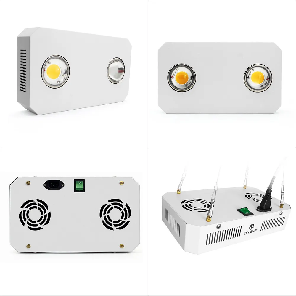 CTZ-X2 COB LED Grow Light Full Spectrum 300W 3500K Mix 5000K = HPS Growing Lamp for Indoor Plant Veg Flower Lighting