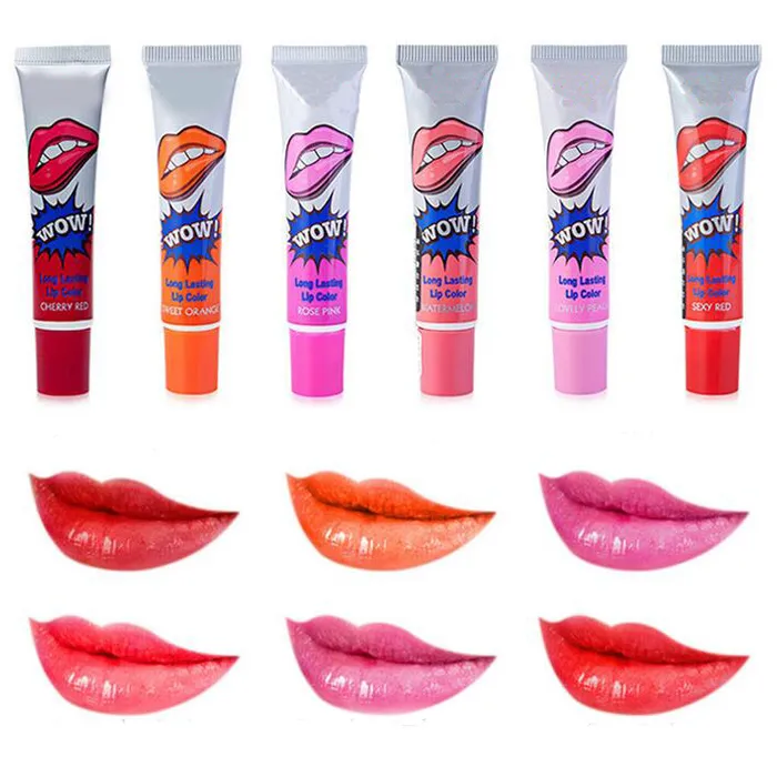 Vattentät Batom Matt Matt Mate Liquid Peel Off Lipstick Tint Lip Gloss Långvarig Gel för Lips Care
