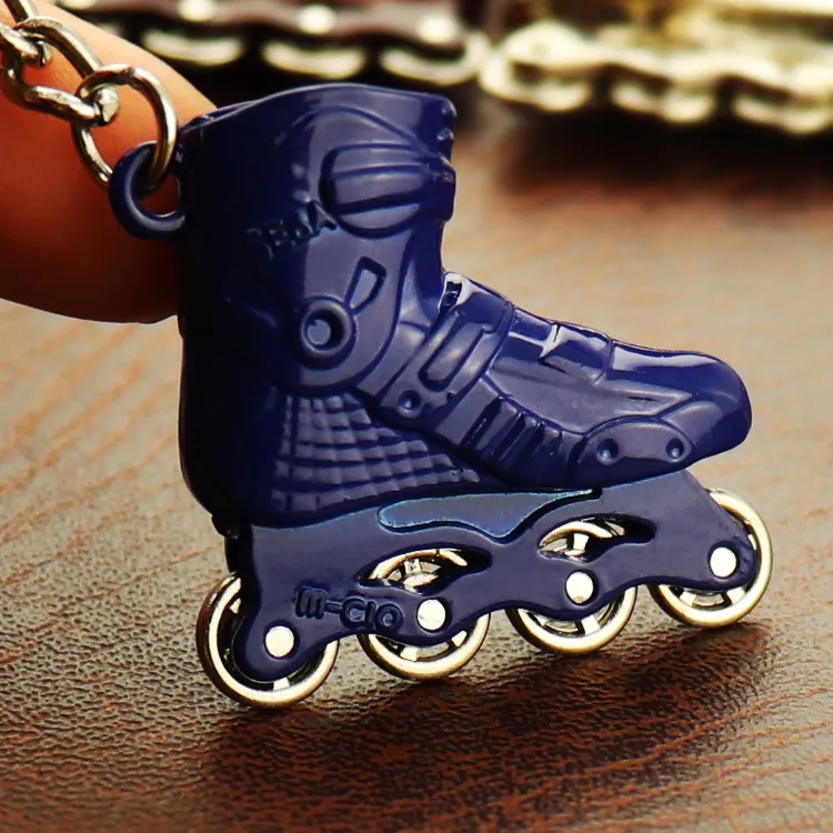 Mini Skate Buty Model breloczek rolki rolki klęscy Kreki Kobiety torba urok wisiork samochodowy Pierścień kluczyek Keyring Sports Towar Prezent 5768468