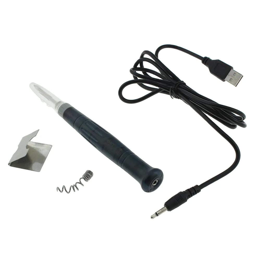 8W Elektrische USB Soldeerbout Pen DC5V Soldeerpunt LED Indicator Touch Schakelaar Metalen Stand Lasapparatuur
