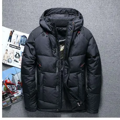 Mode Marke Winter Männer Unten jacke Casual Herren Unten jacke Und Mäntel Dicken Parka Männer Outwear Unten jacke Männliche kleidung