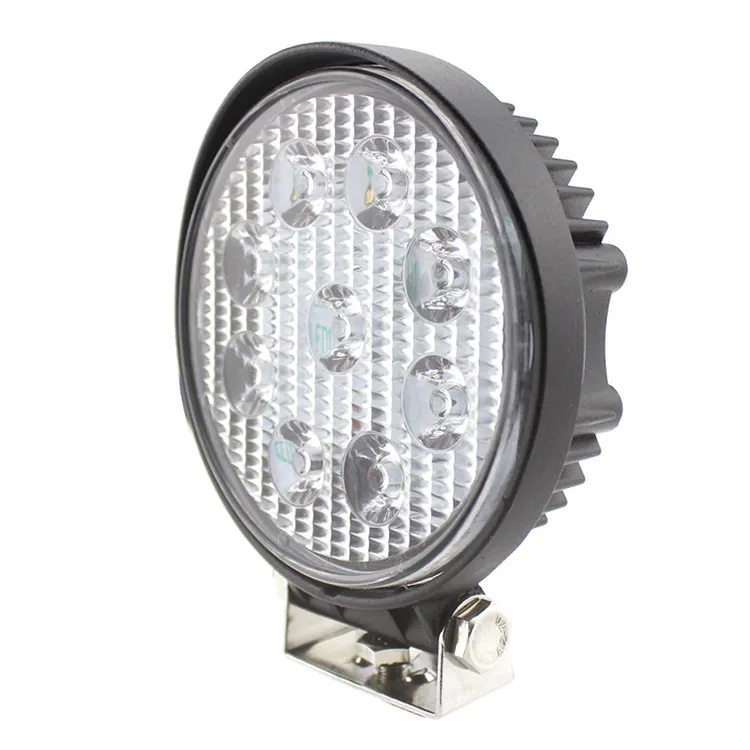 di DHL 4inch 27W 2000lm 2000k LED LED LIGHT LIGHT Spot Spot in lampada di lavoro di lavoro Giallo Bulbo di guida il trattore Offroa8899562