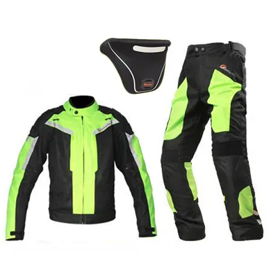 Riding Tribe Waterdichte motorfietsjassen Pakken Broeken Jas voor het hele seizoen Zwart Reflect Racing Winterkleding en broeken241J