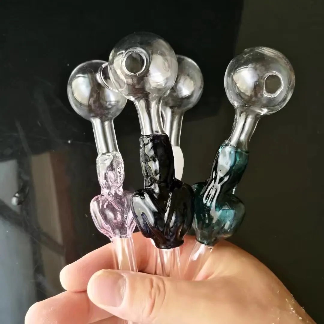 Nieuwe kleur schoonheid rechte pot groothandel glas bongen olie brander glas water leidingen roken rigs