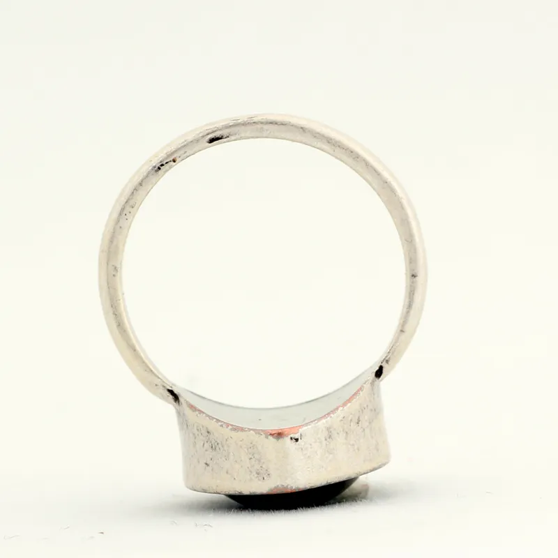 Good Lucky Mood Tropfenstein Antiksilber Ring Aktiver Farbwechsel Damen Fingerringe MJ-RS047