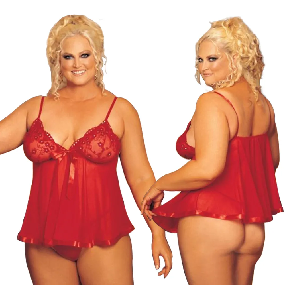plus size sexy night clothes Sexy Nightgown Plus Size main image 1