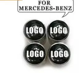 Auto Sticker Tire Valve Caps f￶r Benz Safety Wheel Tire Air Valve Stem Cover f￶r Mercedes-Benz