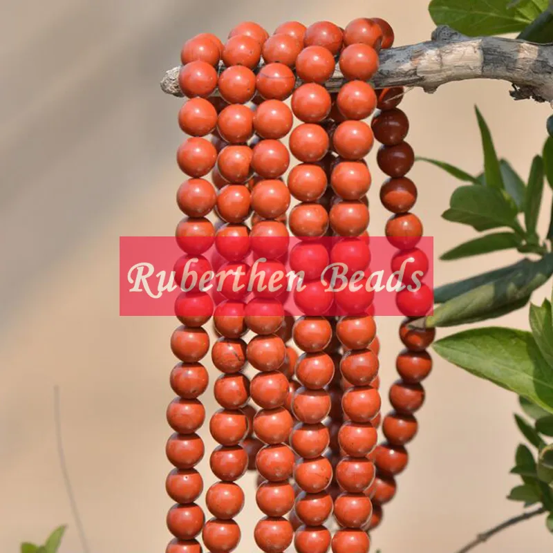 NB0046 Perline sciolte naturali all'ingrosso Pietra di diaspro rosso Perline di pietra ad alta quantità 4/6/8/10 mm Perline rotonde realizzare gioielli