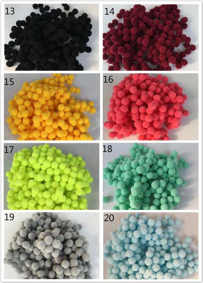 400 pz / lotto Abile Commercio Trade Ponpon 10mm Multicolor Pompon Della Decorazione FAI DA TE Palla Pompon Manuale bambini Giocattoli educativi Accessori GRATUITA