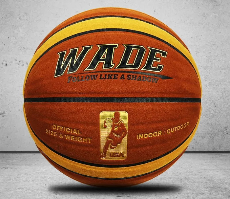 New Wade Ultrafine Fiber Frizzled Feather Ballball Ball Indoor Outdoor Strendents Match Training Basketball Ball Size 7245C