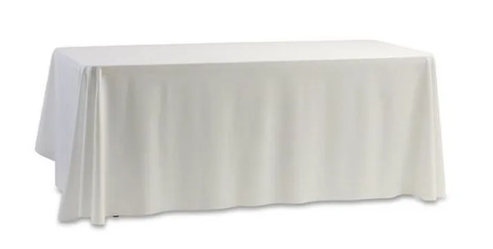 Couverture de table en tissu de table noir blanc en gros pour le décor de fête de mariage de banquet 145x145cm