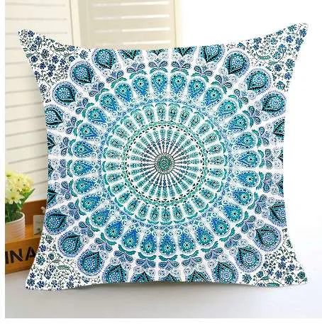 1 pezzo, federa per cuscino con ricamo floreale mandala, decorazione per la casa, soggiorno, senza inserto  15