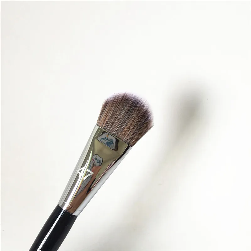 PRO Foundation Brush #47 - Classic Paddle / New Angled Cream Liquid Foundation Highlight Brush - Beauty Makeup Brush Blender