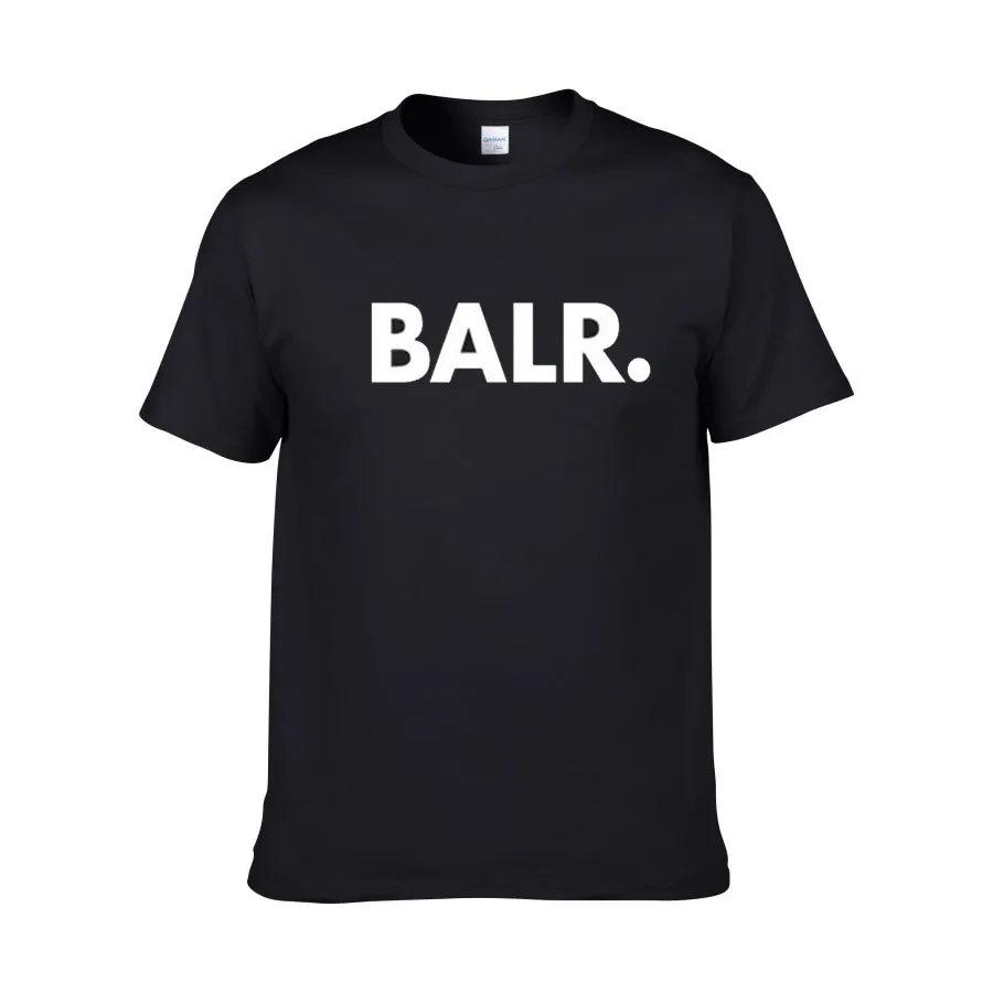 2018 New Summer Brand BALR Clothing O-Neck Youth Men's T-Shirt Printing Hip Hop T-Shirt 100% Cotton Fashion Men T-Shirts Illusory963