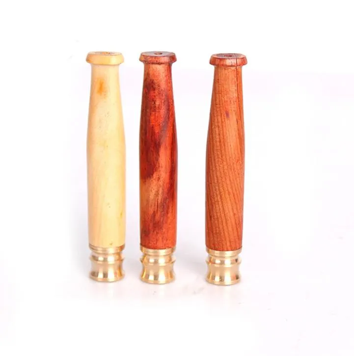 Filtro in legno massiccio liscio Filtro per sigaretta per sigaretta può pulire il tubo a filtro singolo.