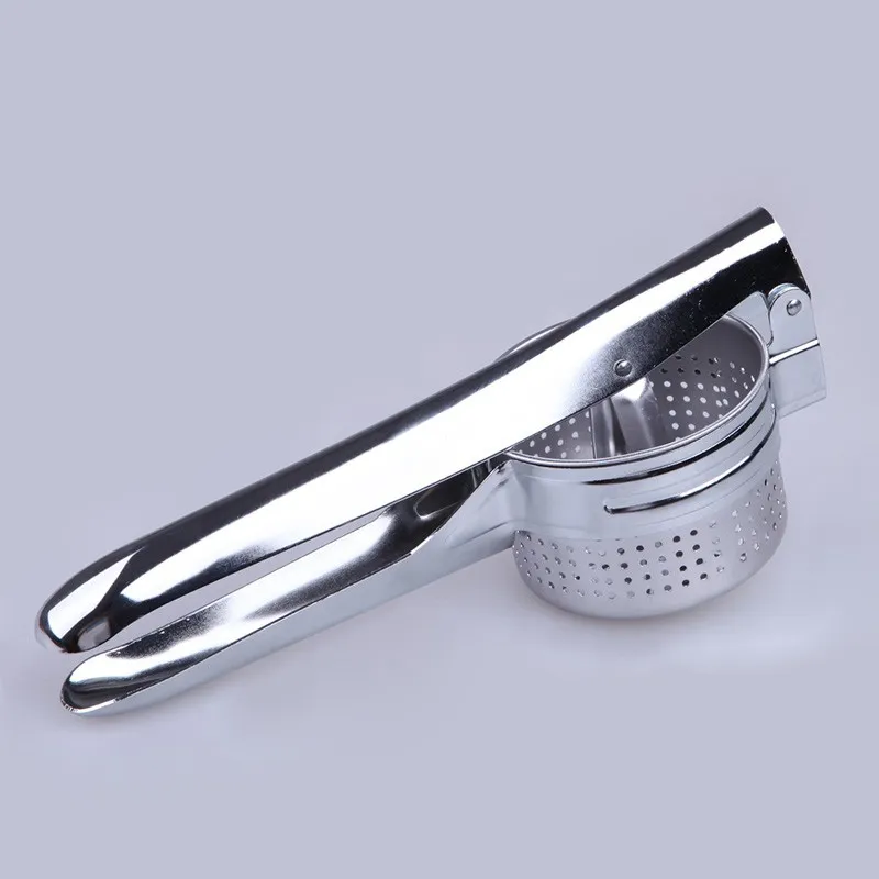 Nuovo design Schiacciapatate Ricers Utensili da cucina Utensili da cucina In acciaio inossidabile Pressione Fango Purea Pressa per verdure Pressa per aglio