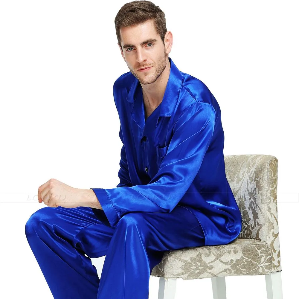 Silk online pajamas tall