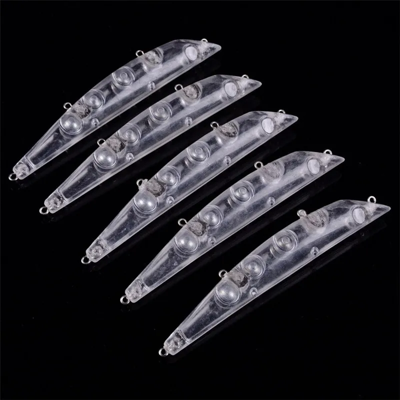 빈 물고기 몸 채색되지 않은 컬러 낚시 미끼 12cm 15g / DIY Lipless Dray Pencil Swimbaits Plastic Bionic Baits