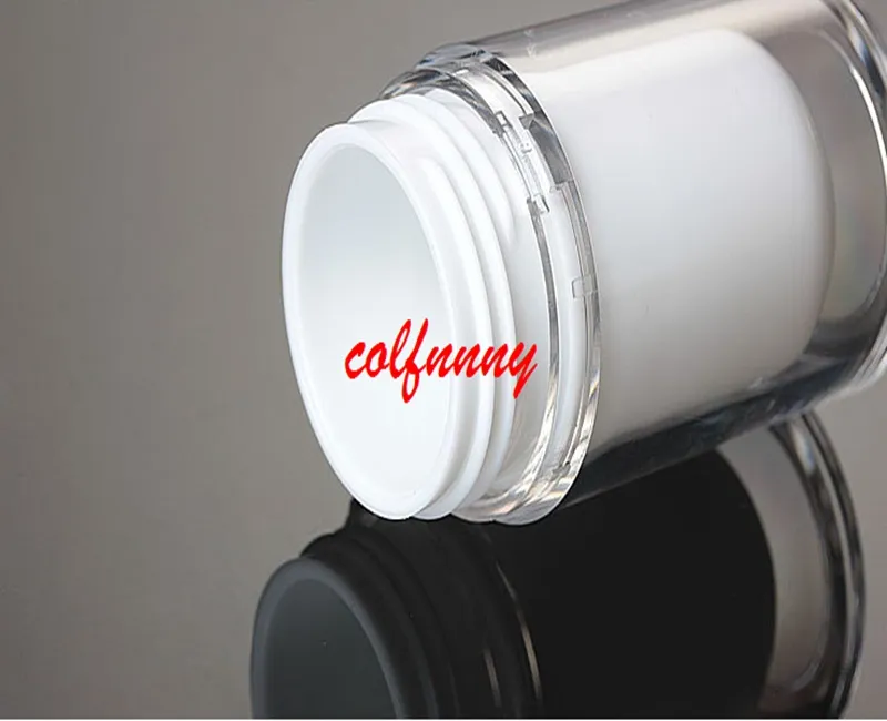 15ml 30ml 50ml acrylic airless vacuum pump lotion bottle used for serum/lotion/emulsion/foundation Cosmetic Container