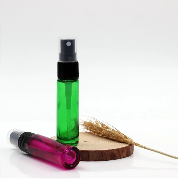 Rodillo de aceite esencial de aromaterapia de vidrio de 10ml, botellas recargables, contenedor de cosméticos de viaje portátil, herramientas de maquillaje