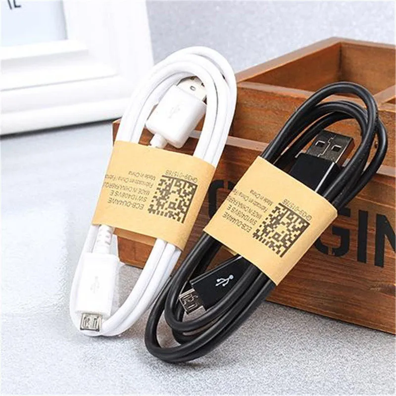 Cabos de telefone celular 1m 3ft Micro USB Cable Android Chain Sync Sync Data Charger Adapter para Samsung S5 S6 LG Huawei