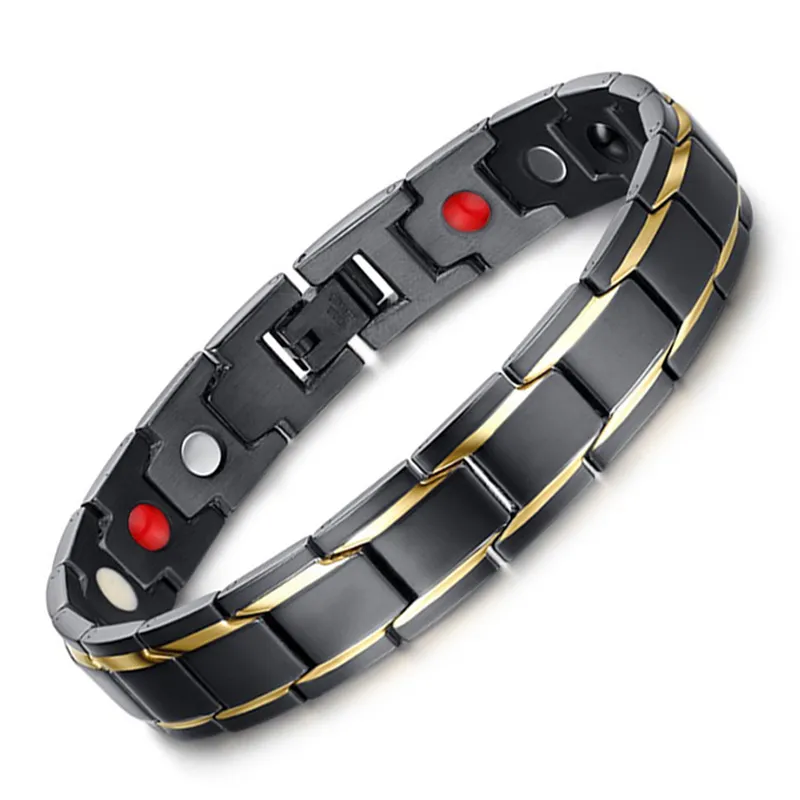 USWEL EMF Protection Bracelet Necklace, Negative Ion Bracelet for Men