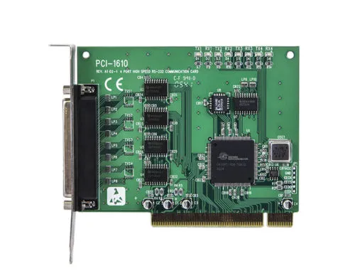 Industrial equipment board PCI-1610 REV.A1 02-2 4 PORT HIGH SPEED RS-232 COMMUNICATION CARD