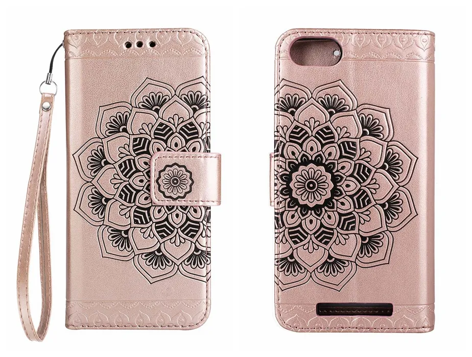 For Wiko Lenny 3 Case Flip Cover Leather PU Wallet Card Court Classical Flower Flip Cover For Wiko Lenny 3 Case Cover