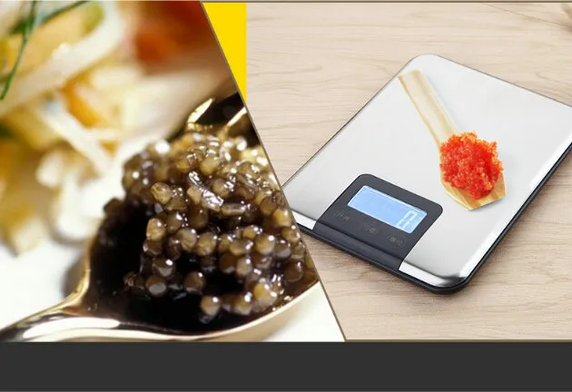 wholesale electronic kitchen waterproof scale with 5kg 10kg 15kg/1g LED display and hook