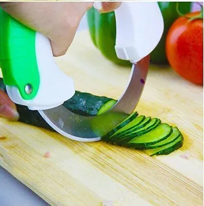 Round Wheel Kitchen Rolling Knife Kitchen Knives With Stainless Steel Blade Vegetable Meat Cutting Tools Cake Pizza Cutter