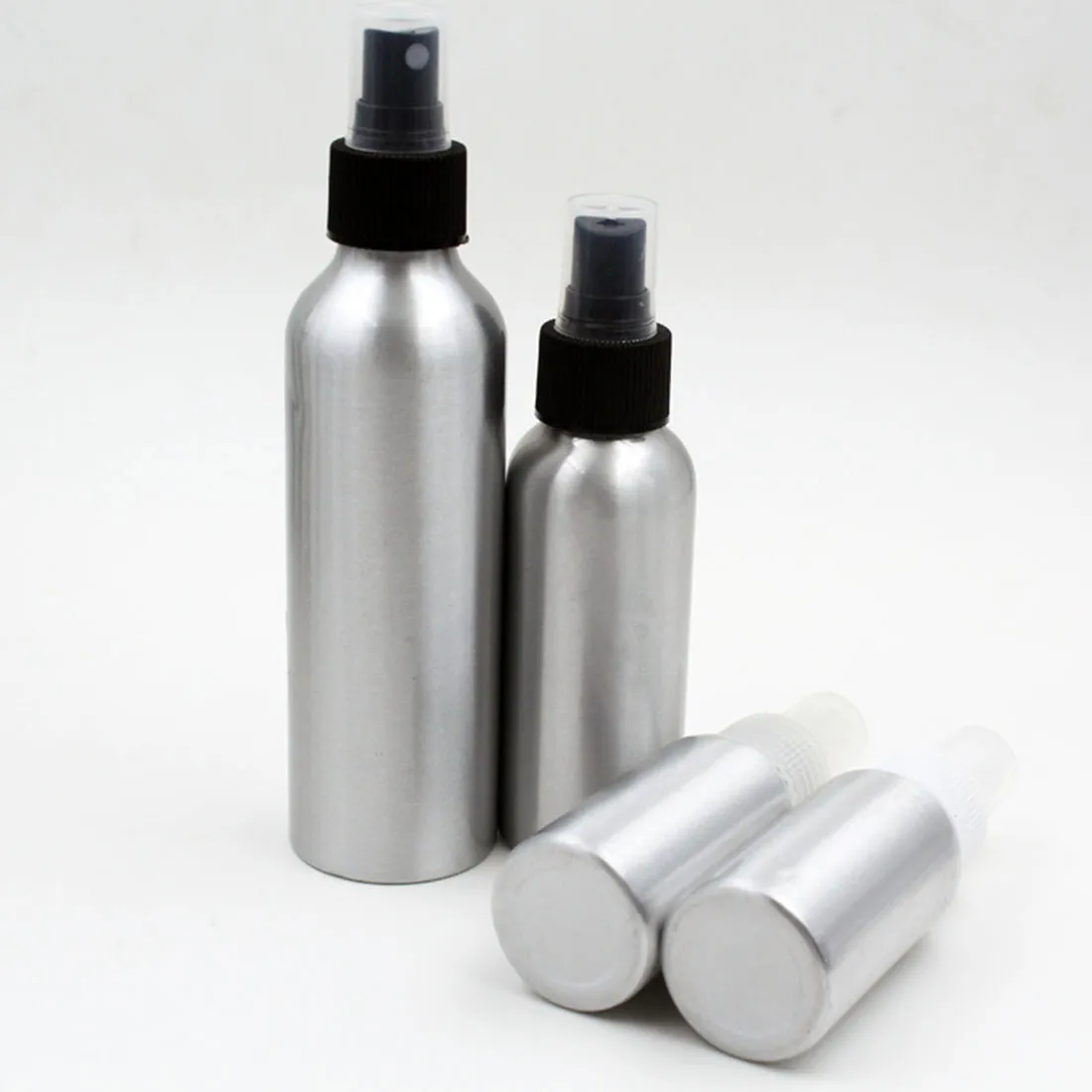 Aluminiowa Spray Pusta Butelka Puste butelki Kosmetyczne Pojemniki Puste Perfumy Spray Bottle Butelka Podróżuj Atomizer 30ml 50ml 100ml