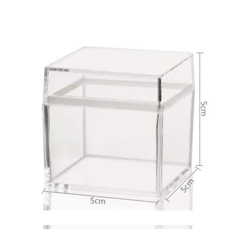 Square Box Clear Plastic Storage for DIY Tool Nail Art Jewelry Accessory beads stones Crafts case container F20173535