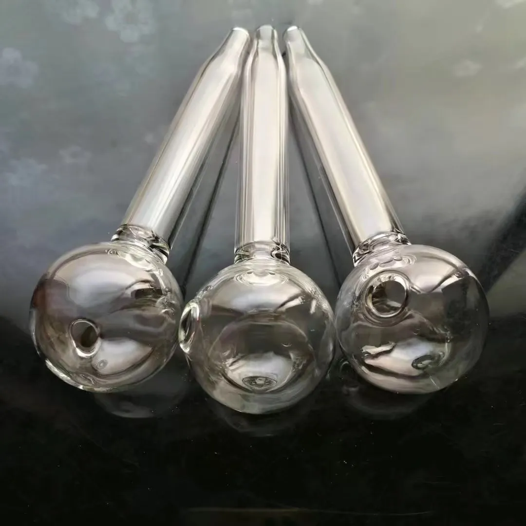 Super Bubble Pipe En Verre Transparent Bongs En Gros Tuyaux De Brûleur À Huile Conduites D'eau Pipe En Verre Plates-formes Pétrolières Fumer