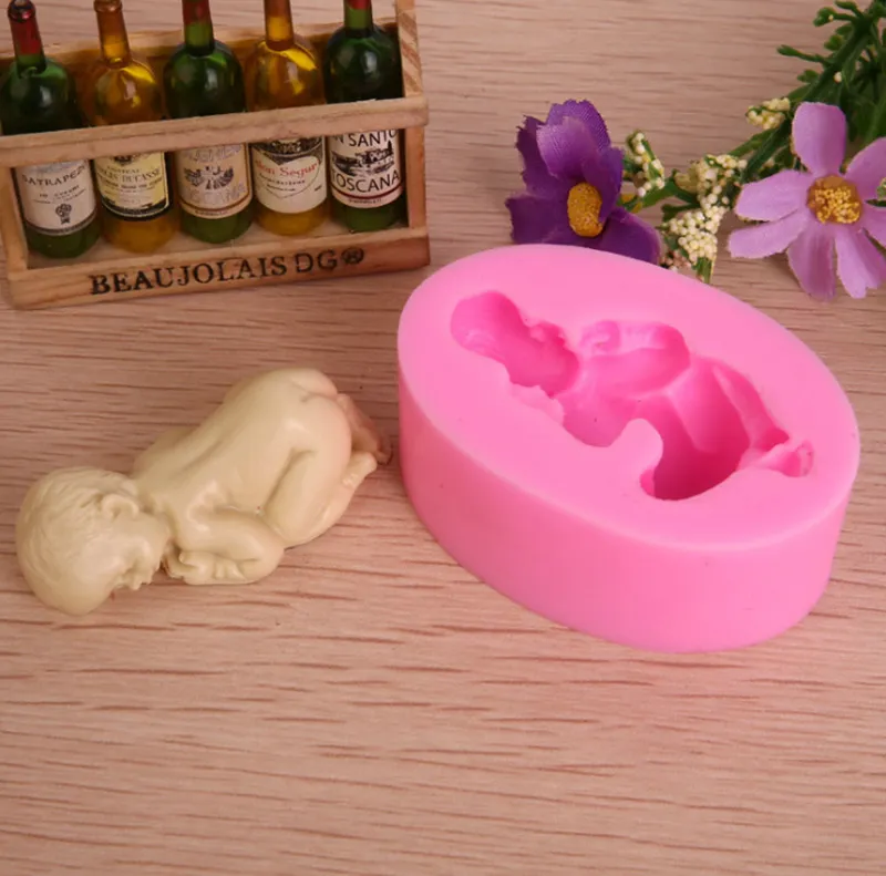 Moules En Silicone Pour Visage De Poupée – 8 Formes De Têtes De Bébé Pour Chocolat, Fondant, Bonbons, Argile, Savon