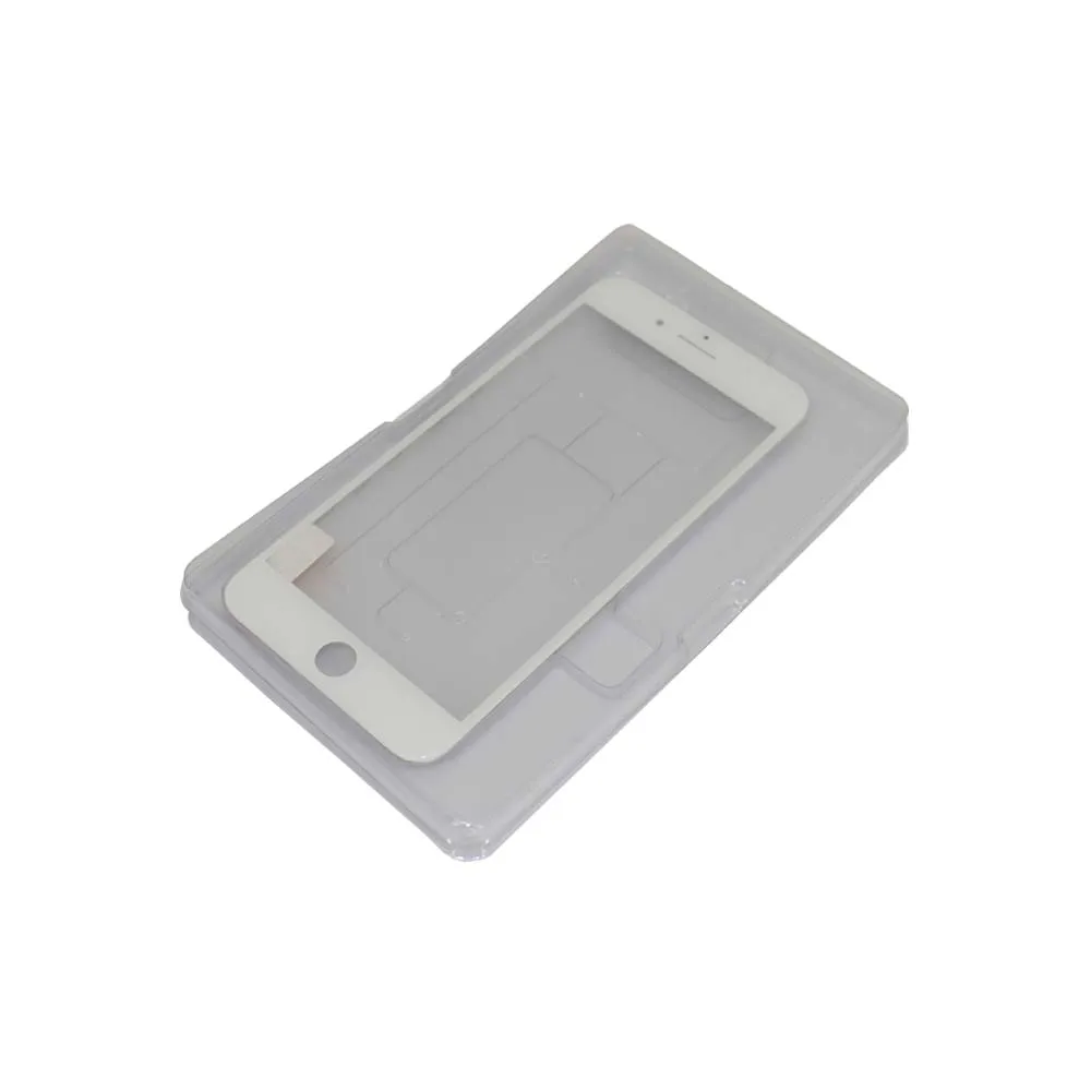 JIUTU blanc vide emballage d'emballage pour iphone 7 7 plus 6 6 plus 8 / 8p X 10 5s housse en cuir