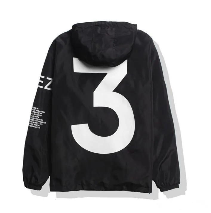White adidas yeezy windbreaker new arrivals