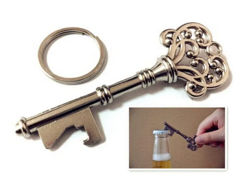 Vintage KeyChain Key Chain Beer Bottle Opener Coca Can Opening tool with Ring or Chain DHL SN172