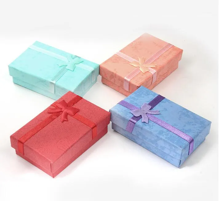 5 8 2 5cm fashion display packaging gift boxes jewellery box pendant box earrings box random color lot238p